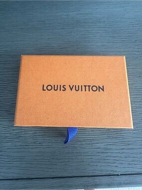 Louis Vuitton Orange Box with Blue Pull Tab